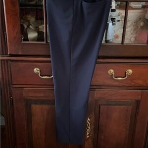 Elegant Navy Ankle Pants